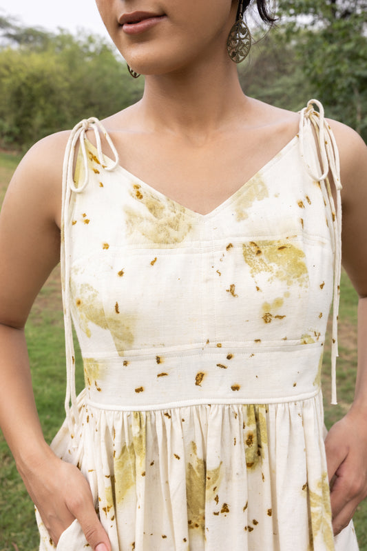 Maya eco printed dress